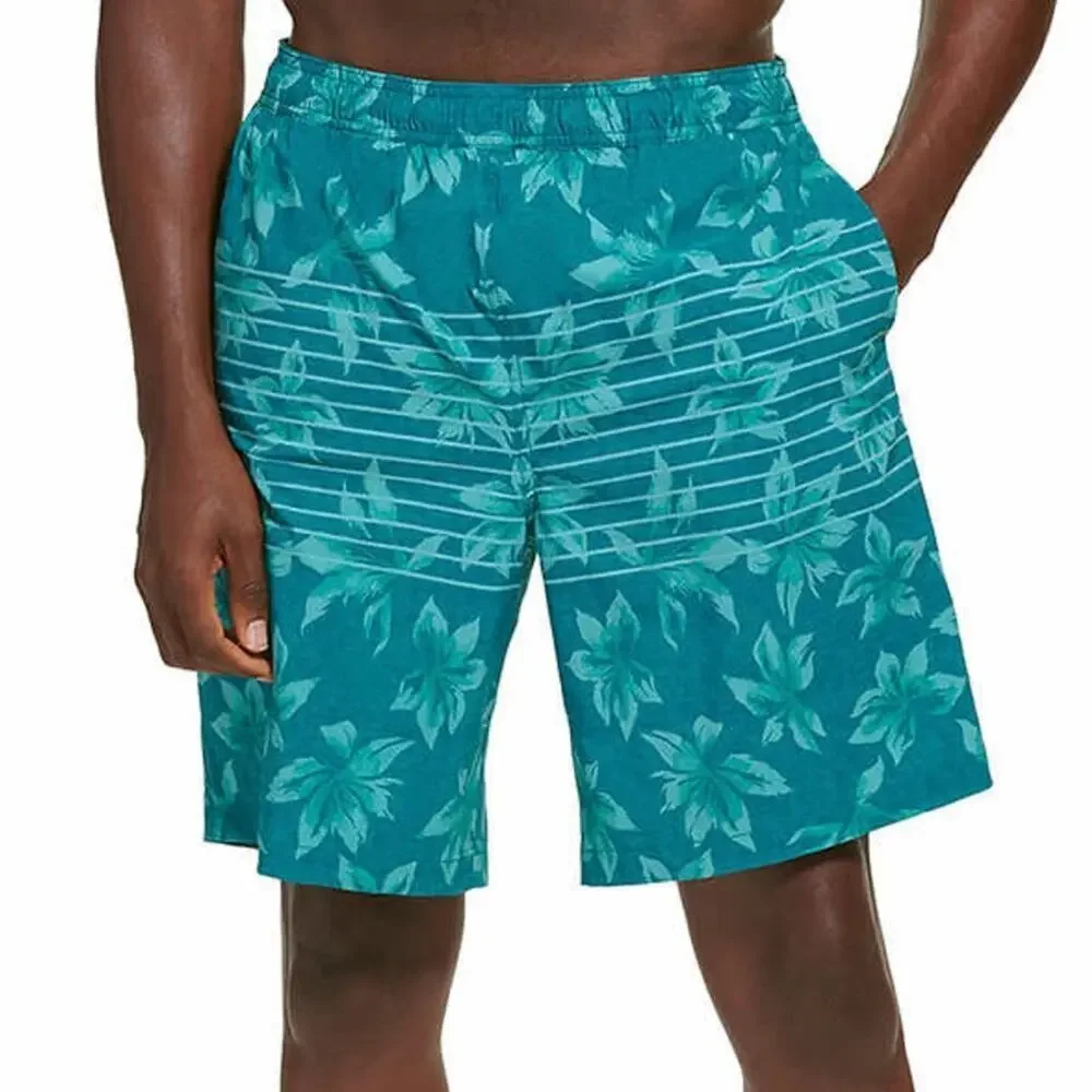 Kirkland Signature Mens Swim Shorts Green Size Large NWT